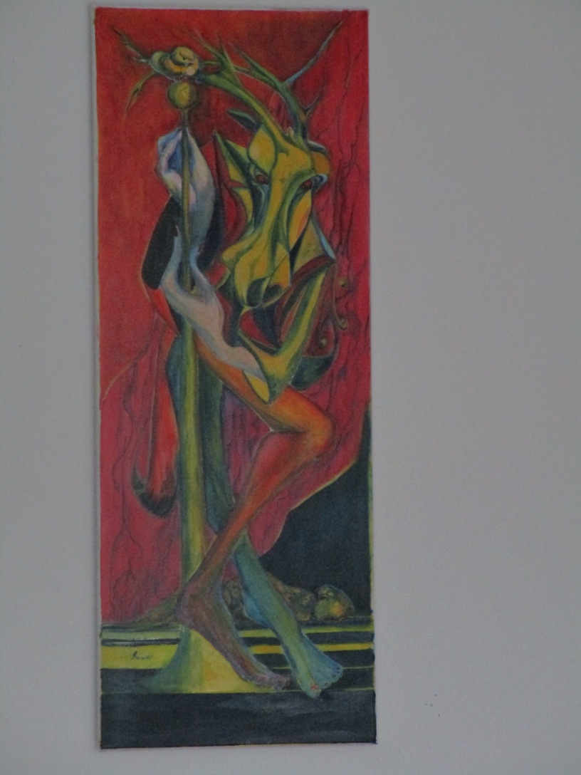 shin, Grażyna Hajewski, countess, canvas 80x30x2cm, n0 118119